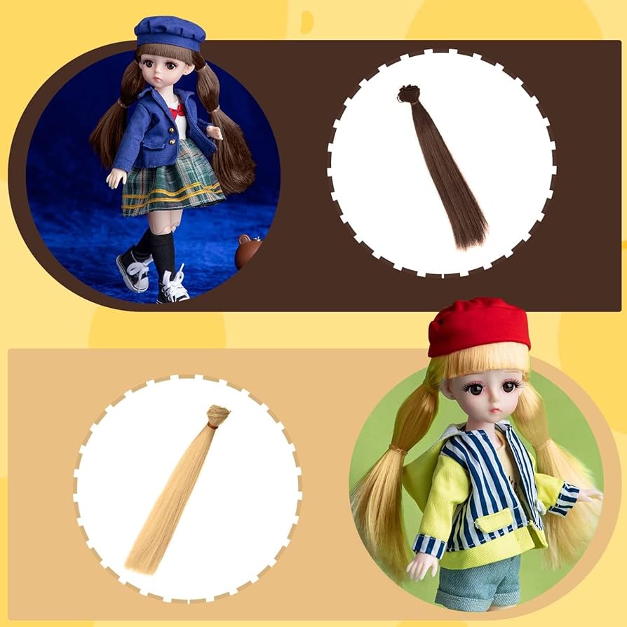 Amazon.co.jp: CMD OB SD BJDドールヘア グラデーション